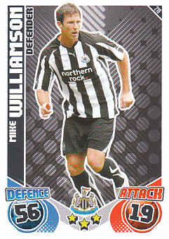 Mike Williamson Newcastle United 2010/11 Topps Match Attax #219